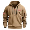 Kenworth Construction			 Exclusive Logo Fashion Hoodie Half Zipper BLCW309A13HHZ - Gray