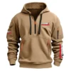 Case IH Farmer Exclusive Logo Fashion Hoodie Half Zipper BLF8424A20HHZ - Navy