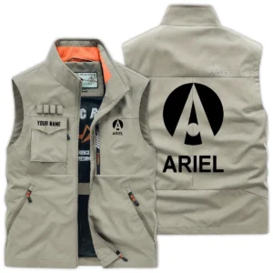 Ariel Motorcycles Exclusive Logo Outdoor Vest Motorcycles QTMTS261224A01ARI - Khaki