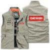 Derbi Motorcycles Exclusive Logo Outdoor Vest Motorcycles QTMTS261224A01DER - DarkBlue