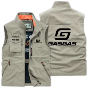 GasGas Exclusive Logo Outdoor Vest Motorcycles QTMTS261224A01GAS - Khaki