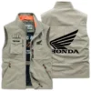 Honda Motorcycles Exclusive Logo Outdoor Vest Motorcycles QTMTS261224A01HON - DarkBlue