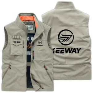 Keeway Motorcycles Exclusive Logo Outdoor Vest Motorcycles QTMTS261224A01KEE - Khaki