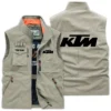 Kymco Motorcycles Exclusive Logo Outdoor Vest Motorcycles QTMTS261224A01KYM - Army Green