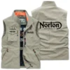 Norton Motorcycles Exclusive Logo Outdoor Vest Motorcycles QTMTS261224A01NOR - DarkBlue