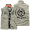 Royal Enfield Exclusive Logo Outdoor Vest Motorcycles QTMTS261224A01ROY - DarkBlue