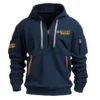 Special Release Bobcat Construction  Hoodie Half Zipper QTCO191124A2BOB - Black