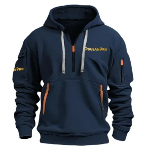 Special Release Poulan Pro Gardening Hoodie Half Zipper QTGR101124A05PP - Navy