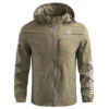 Special Release Komatsu Construction  Waterproof Outdoor Jacket QTCO191124A1KOM - ArmyGreen