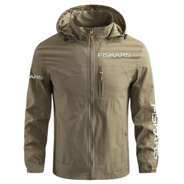 Special Release Fiskars Gardening Waterproof Outdoor Jacket QTGR101124A01FK - Khaki