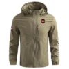 Gilera Motorcycles Exclusive Logo Waterproof Outdoor Jacket Motorcycles QTMT191224A2GIL - Gray