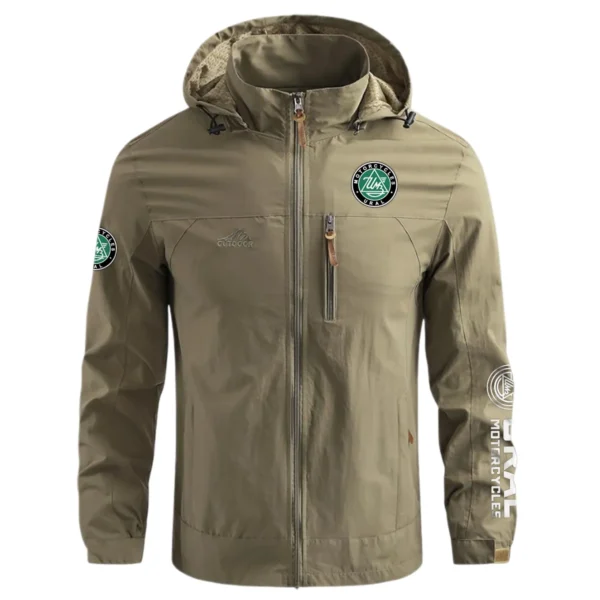 Ural Motorcycles Exclusive Logo Waterproof Outdoor Jacket Motorcycles QTMT191224A2URA - Khaki