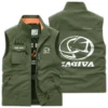 Cagiva Exclusive Logo Outdoor Vest Motorcycles QTMTS261224A01CAG - Bean Green