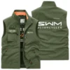 SWM Motorcycles Exclusive Logo Outdoor Vest Motorcycles QTMTS261224A01SWM - Bean Green