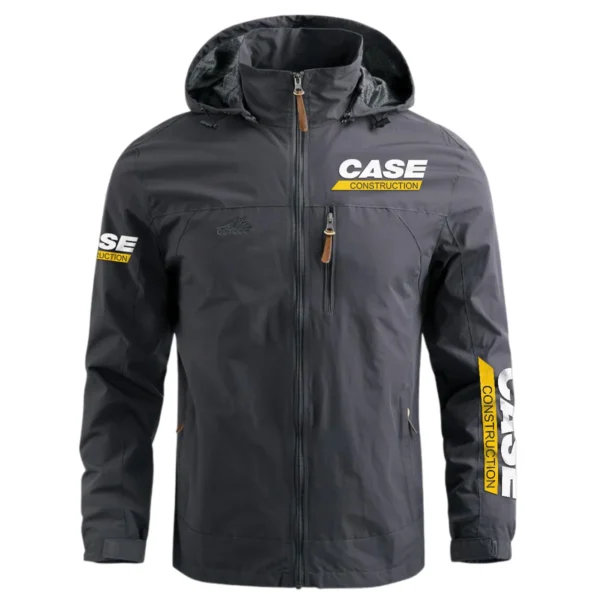 Special Release Case Construction Construction  Waterproof Outdoor Jacket QTCO191124A1CC - Gray