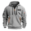 Special Release Atlas Copco Construction  Hoodie Half Zipper QTCO191124A2AC - Khaki