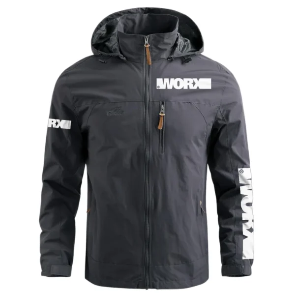 Special Release WORX Gardening Waterproof Outdoor Jacket QTGR101124A01WO - Gray