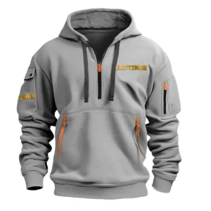 Special Release Craftsman Gardening Hoodie Half Zipper QTGR101124A05CR - Gray