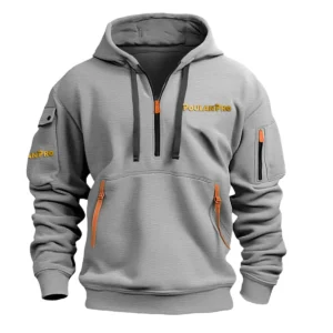 Special Release Poulan Pro Gardening Hoodie Half Zipper QTGR101124A05PP - Gray