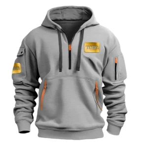 Special Release Toro Gardening Hoodie Half Zipper QTGR101124A05TR - Gray