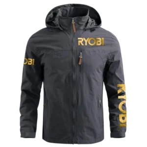 Special Release Ryobi Gardening Waterproof Outdoor Jacket QTGR101124A06RY - Gray