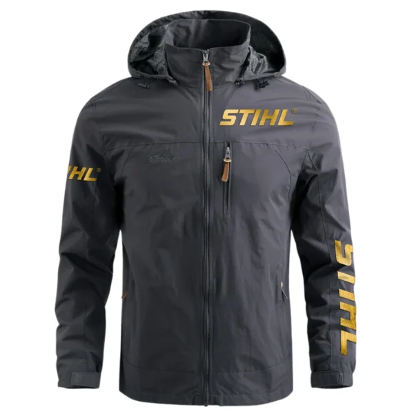 Special Release Stihl Gardening Waterproof Outdoor Jacket QTGR101124A06ST - Gray