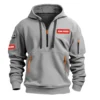 Derbi Motorcycles Exclusive Logo Hoodie Half Zipper Motorcycles Fans Loves QTMT191224A1DER - Khaki