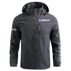 Arch Motorcycles Exclusive Logo Waterproof Outdoor Jacket Motorcycles QTMT191224A2ARC - Gray