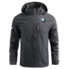 BMW Motorrad Exclusive Logo Waterproof Outdoor Jacket Motorcycles QTMT191224A2BMW - Blue