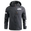 KTM Exclusive Logo Waterproof Outdoor Jacket Motorcycles QTMT191224A2KTM - Blue