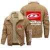 BSA Motorcycles Exclusive LogoThickened Corduroy Jacket Motorcycles QTMT191224A5BSA - Black