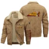 Kawasaki Exclusive LogoThickened Corduroy Jacket Motorcycles QTMT191224A5KAW - Gray