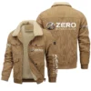 Zero Motorcycles Exclusive LogoThickened Corduroy Jacket Motorcycles QTMT191224A5ZER - Gray