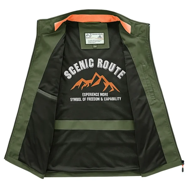 Powermatic Carpenter Exclusive Logo Outdoor Vest BLC110A4OSV - ArmyGreen