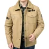 Aprilia Exclusive Logo Velvet Coat Motorcycles QTMT191224A4AM - Army Green