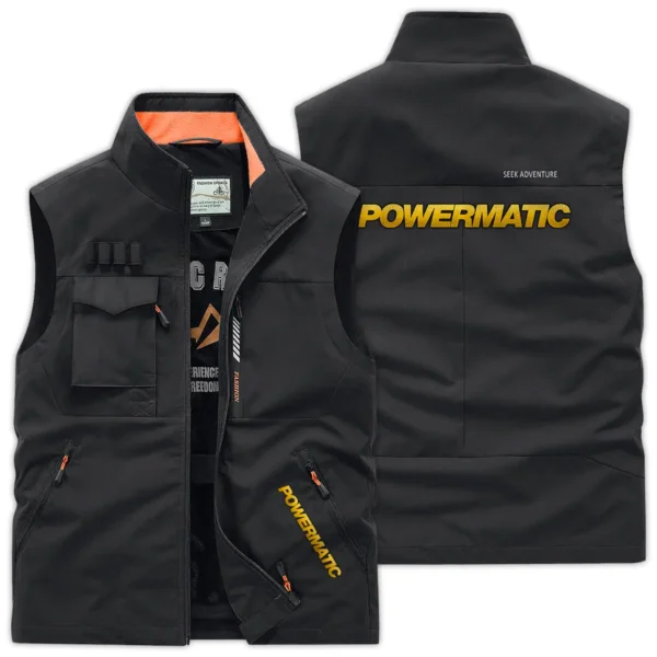 Powermatic Carpenter Exclusive Logo Outdoor Vest BLC110A4OSV - Black