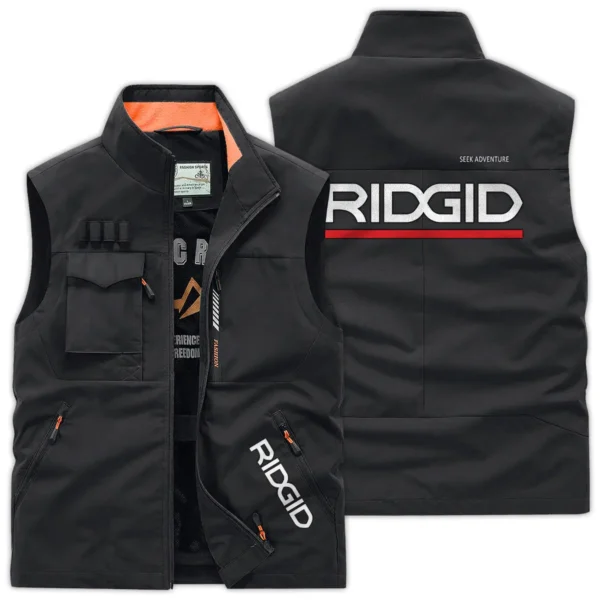 RIDGID Carpenter Exclusive Logo Outdoor Vest BLC110A27OSV - Black