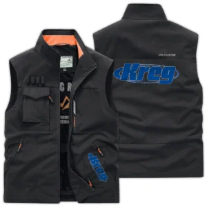 Kreg Tool Carpenter Exclusive Logo Outdoor Vest BLC110A29OSV - Black