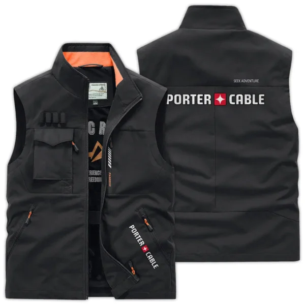 Porter-Cable Carpenter Exclusive Logo Outdoor Vest BLC110A30OSV - Black