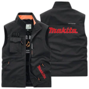 Makita Carpenter Exclusive Logo Outdoor Vest BLC110A34OSV - Black