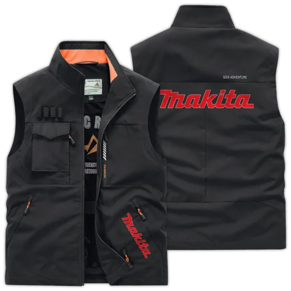 Makita Carpenter Exclusive Logo Outdoor Vest BLC110A34OSV - Black