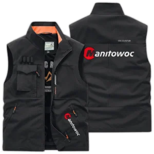 Manitowoc Construction			 Exclusive Logo Outdoor Vest BLCW309A2OSV - Black