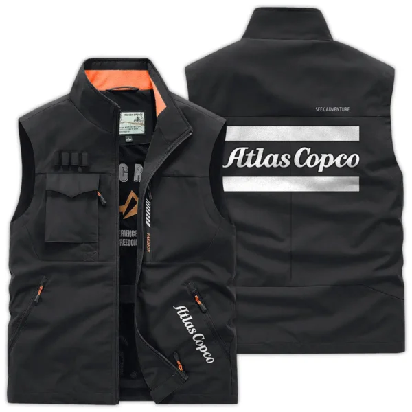 Atlas Copco Construction			 Exclusive Logo Outdoor Vest BLCW309A6OSV - Black