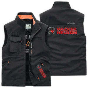 Wacker Neuson Construction			 Exclusive Logo Outdoor Vest BLCW309A7OSV - Black