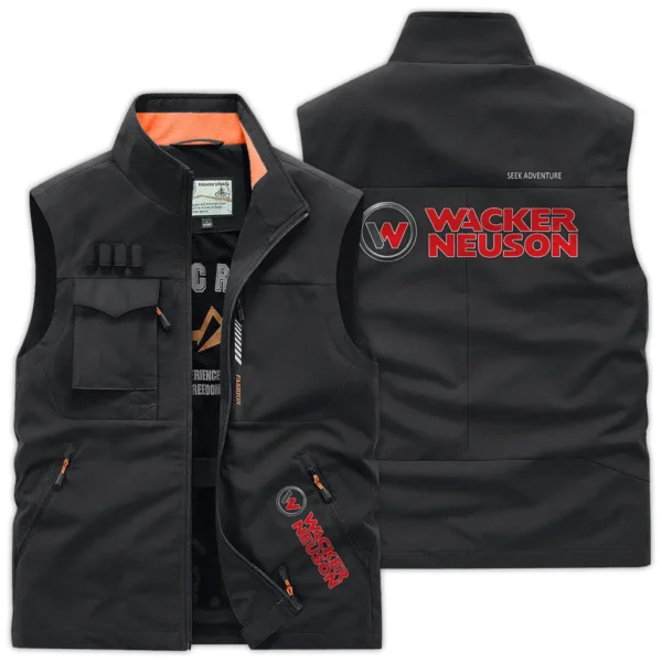 Wacker Neuson Construction			 Exclusive Logo Outdoor Vest BLCW309A7OSV - Black