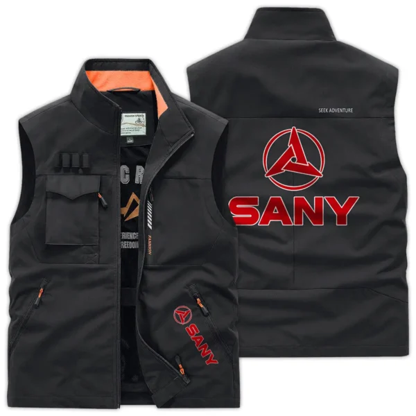 SANY Construction			 Exclusive Logo Outdoor Vest BLCW309A20OSV - Black