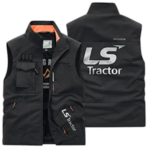 LS Farmer Exclusive Logo Outdoor Vest BLF8424A6OSV - Black