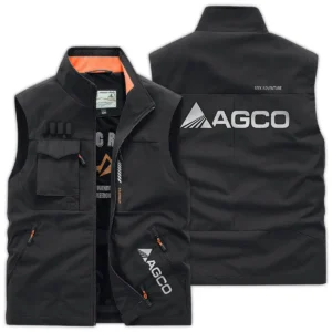 AGCO Farmer Exclusive Logo Outdoor Vest BLF8424A12OSV - Black