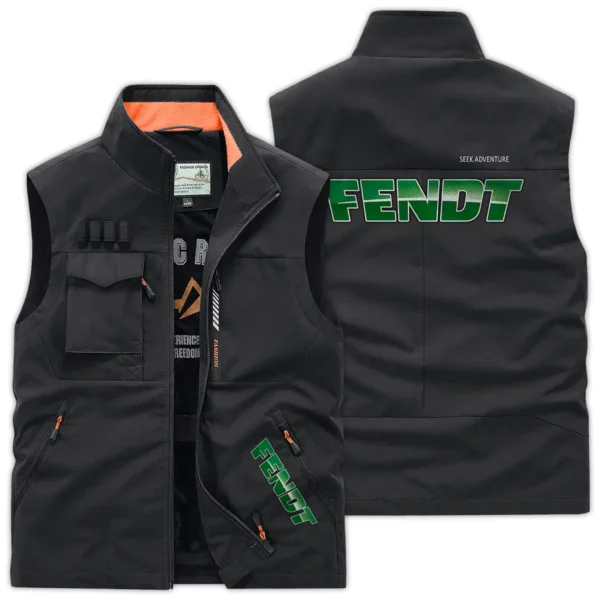 Fendt Farmer Exclusive Logo Outdoor Vest BLF8424A13OSV - Black