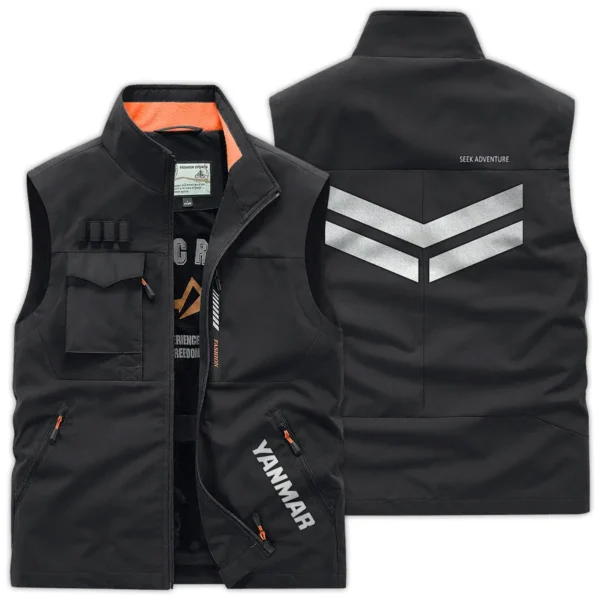 Yanmar Farmer Exclusive Logo Outdoor Vest BLF8424A15OSV - Black